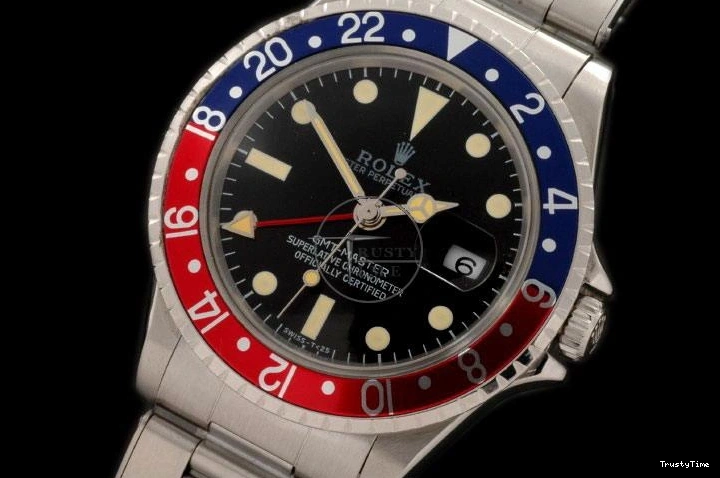 1207 Resilient ROLGMT016A – Vintage GMT SS Blue Red Bezel Swiss Eta 2836- 969